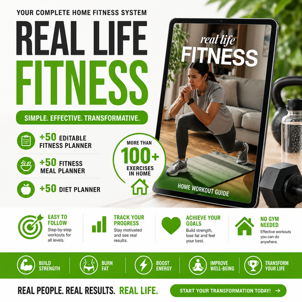 REAL LIFE FITNESS ( HOME WORKOUT AND PLANNERS)